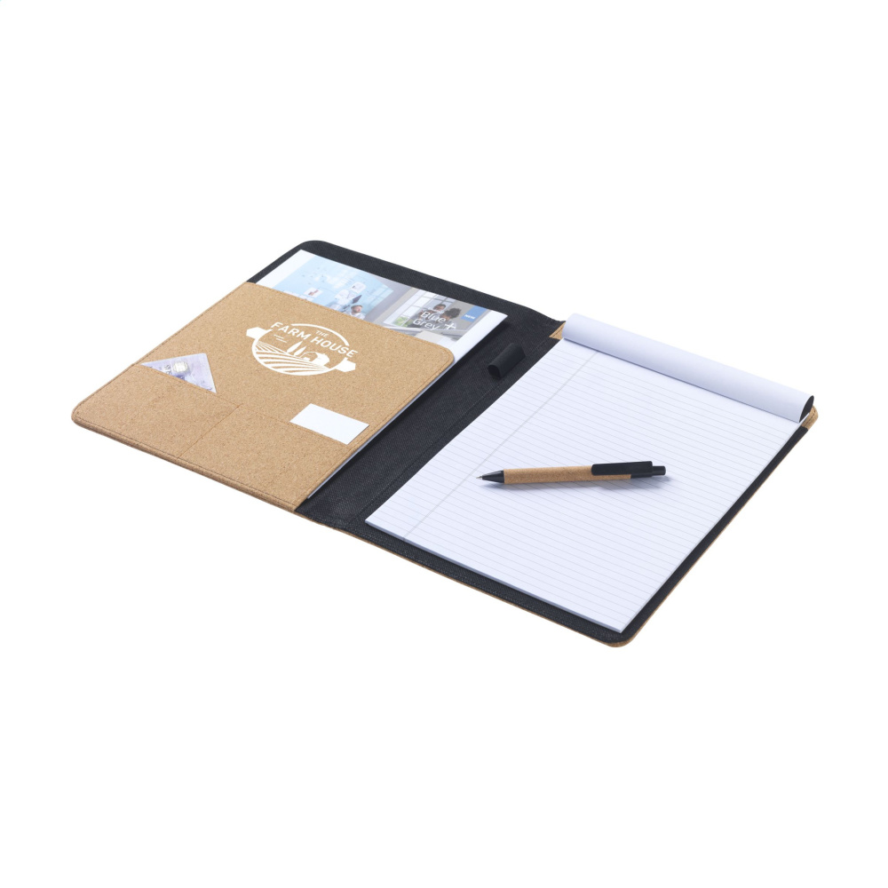 Logotrade promotional merchandise photo of: Eco Conference Cork A4 document folder