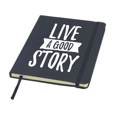 Logo trade promotional items picture of: BudgetNote A5 Blanc Paper notebook