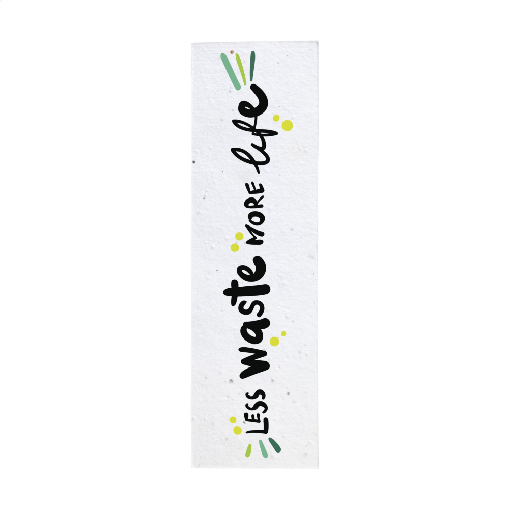 Logo trade promotional product photo of: Seed Paper Bookmark