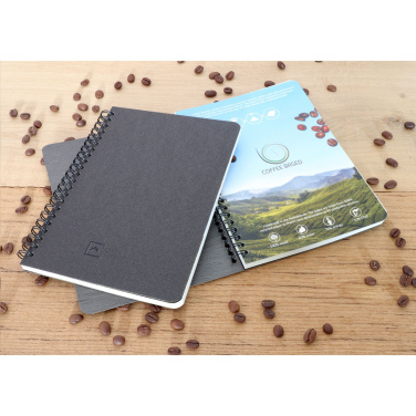 Logotrade promotional merchandise photo of: Coffee Paper Notebook Wire-O A5