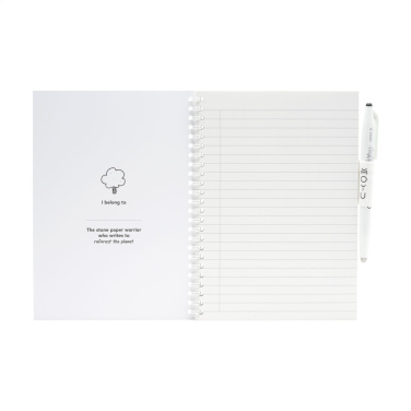Logotrade promotional product image of: MOYU Erasable Stone Paper Notebook SoftCover 18 pages