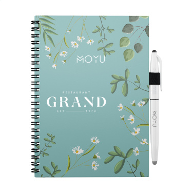 Logo trade promotional giveaway photo of: MOYU Erasable Stone Paper Notebook Custom SoftCover