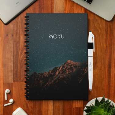 Logotrade advertising product picture of: MOYU Erasable Stone Paper Notebook Custom SoftCover