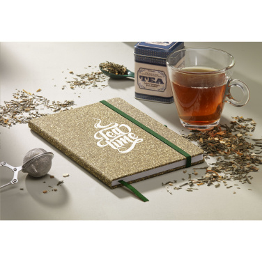 Logotrade promotional gift picture of: TeaGround Cork Paper Notebook A5