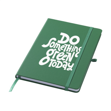 Logo trade promotional items picture of: Recycled GRS PU Paper Notebook A5