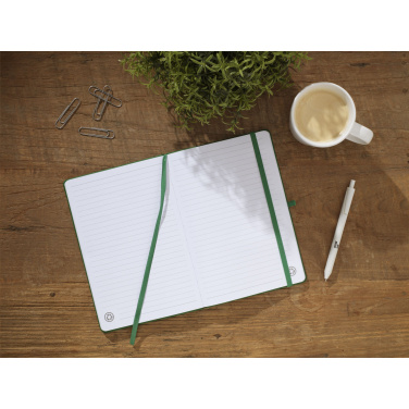 Logo trade promotional merchandise photo of: Recycled GRS PU Paper Notebook A5