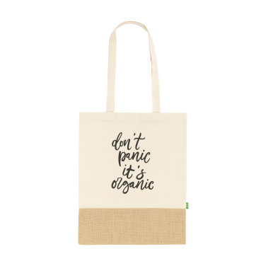 Logotrade promotional merchandise picture of: Combi Organic Shopper (160 g/m²) bag