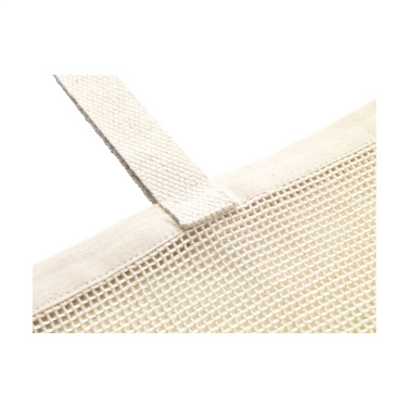 Logotrade promotional gift picture of: Natura Organic Mesh Shopper (180 g/m²) shopping bag