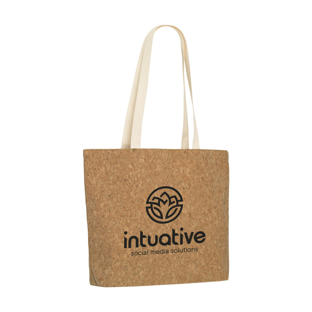 Logo trade promotional products image of: Lagos Cork Shopper bag