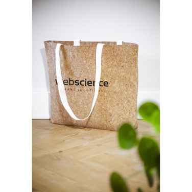 Logo trade business gifts image of: Lagos Cork Shopper bag