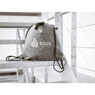 Logo trade corporate gift photo of: GRS RPET Felt PromoBag Plus backpack