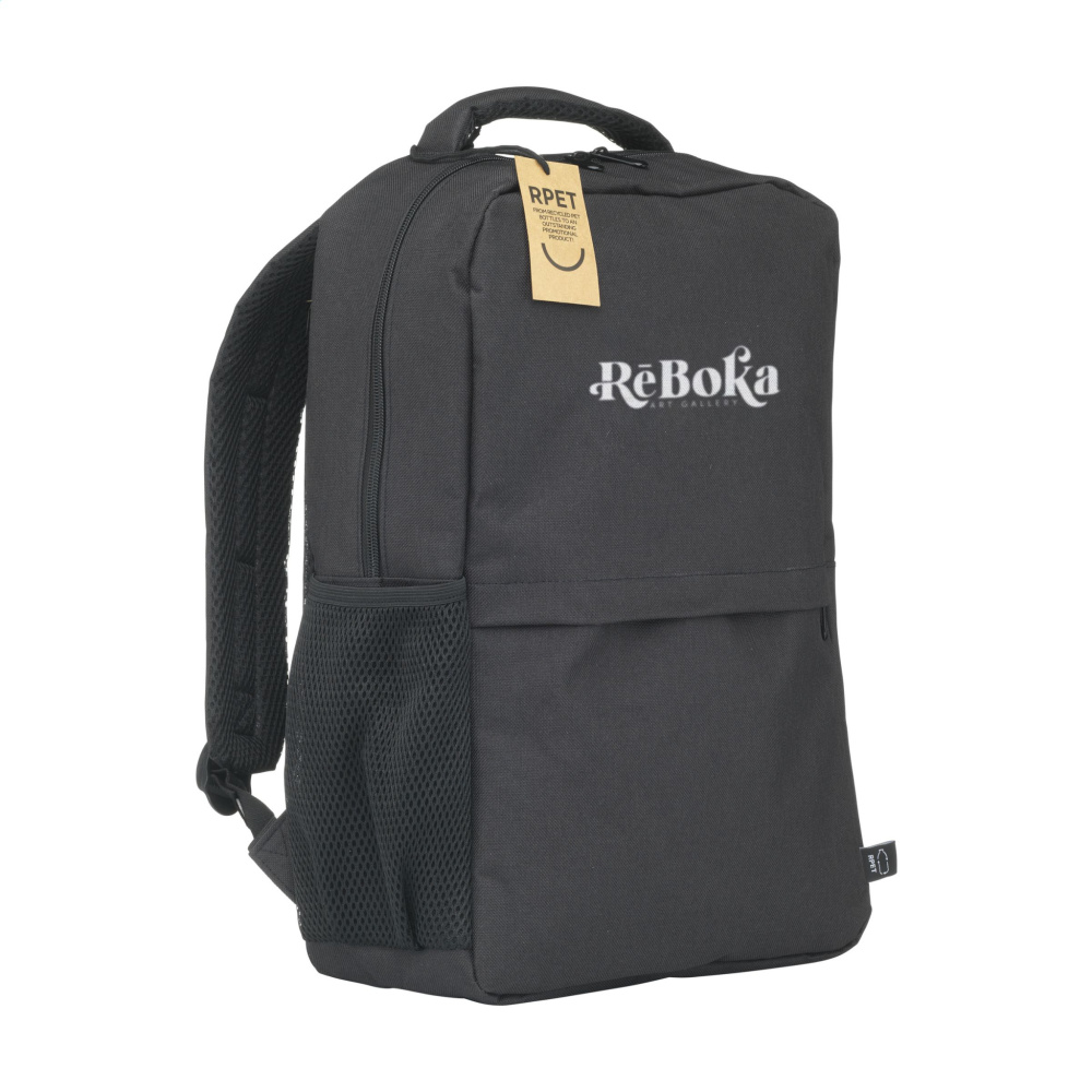 Logotrade business gift image of: Finley GRS RPET Laptop Backpack