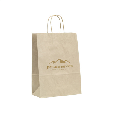 Logo trade corporate gifts image of: Leaf It Bag Wide recycled grass paper (90 g/m²) M