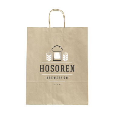 Logotrade advertising products photo of: Leaf It Bag recycled grass paper (90 g/m²) M