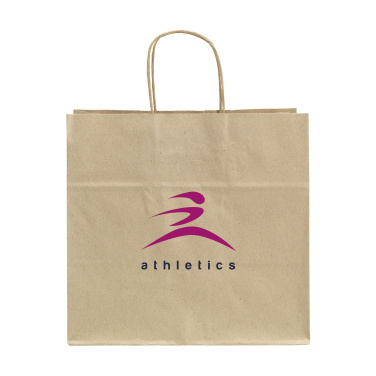 Logo trade promotional item photo of: Leaf It Bag recycled grass paper (90 g/m²) L