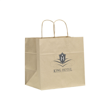 Logo trade promotional products picture of: Leaf It Bag recycled grass paper (90 g/m²) L