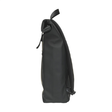 Logo trade promotional merchandise photo of: Lennon Roll-Top Recycled Backpack