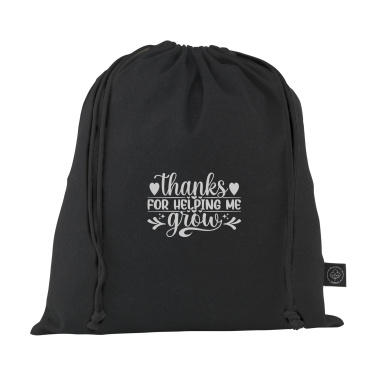Logotrade promotional giveaway picture of: Gift Pouch GRS Recycled Cotton (150 g/m²) M