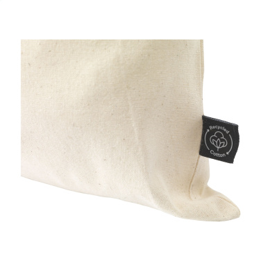 Logo trade promotional giveaway photo of: Gift Pouch Natural GRS Recycled Cotton (150 g/m²) M
