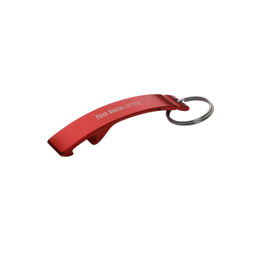 Logotrade promotional giveaway image of: Alu Opener keyring