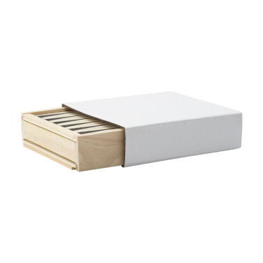 Logotrade promotional item picture of: WoodGame 5-in-1 game set