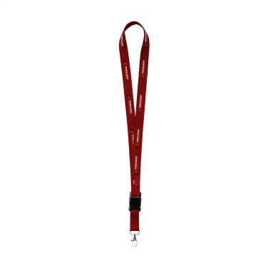 Logo trade promotional giveaways image of: Lanyard Sublimation Buckle RPET 2 cm keycord