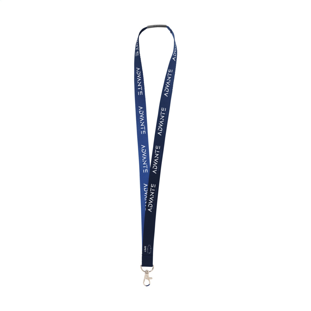 Logo trade promotional giveaways picture of: Lanyard Sublimation Safety RPET 2 cm lanyard