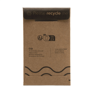 Logo trade promotional merchandise picture of: Bamboo Key Rectangle keyring