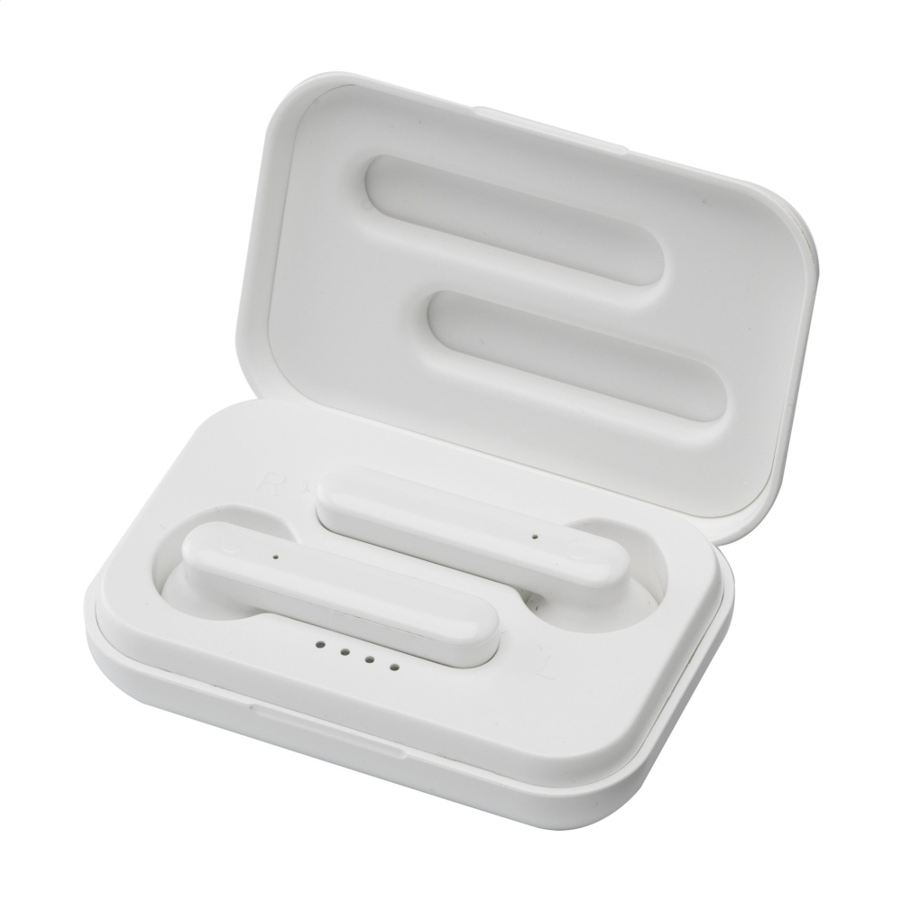 Logo trade promotional products image of: Sensi TWS Wireless Earbuds in Charging Case