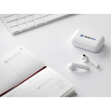 Logo trade promotional product photo of: Sensi TWS Wireless Earbuds in Charging Case