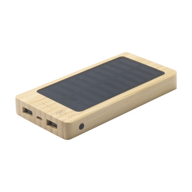 Logotrade promotional gift image of: Solar Powerbank 8000+ Wireless Charger