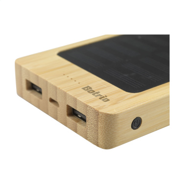 Logotrade corporate gifts photo of: Solar Powerbank 8000+ Wireless Charger