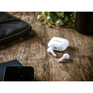 Logo trade promotional merchandise photo of: Olaf RCS TWS Wireless Earbuds