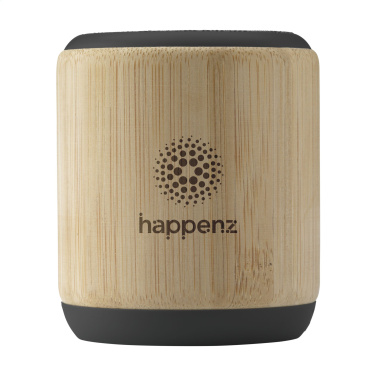 Logo trade promotional giveaway photo of: Timor Bamboo Wireless Speaker