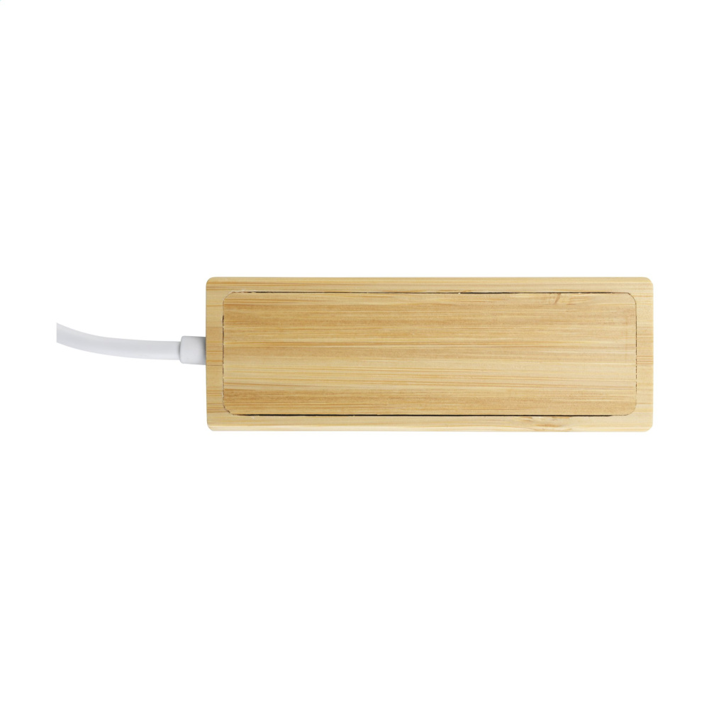 Logo trade promotional merchandise photo of: Bamboo USB Hub