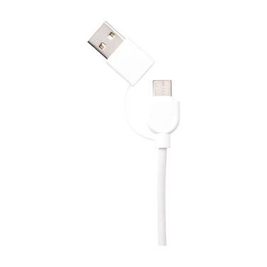 Logo trade promotional product photo of: Charging Cable RCS Recycled ABS-TPE