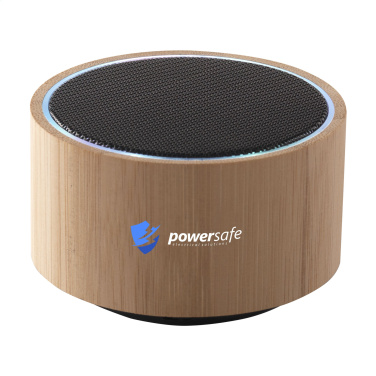 Logo trade promotional items picture of: Wave Bamboo Wireless Speaker
