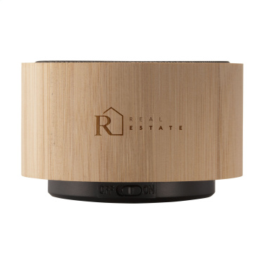 Logo trade advertising products picture of: Wave Bamboo Wireless Speaker