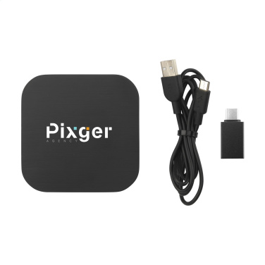 Logotrade promotional merchandise image of: Bamboo Wireless Charger 15W