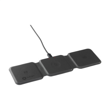 Logo trade promotional products picture of: TriCharge RCS  Recycled PU Wireless Charger