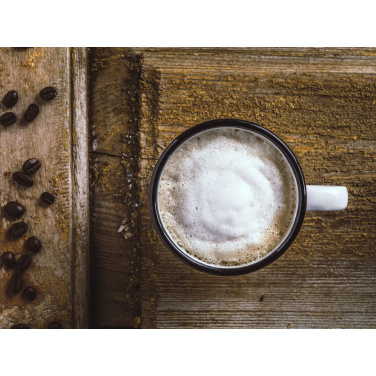 Logo trade promotional gift photo of: Retro Enamel Mug 350 ml