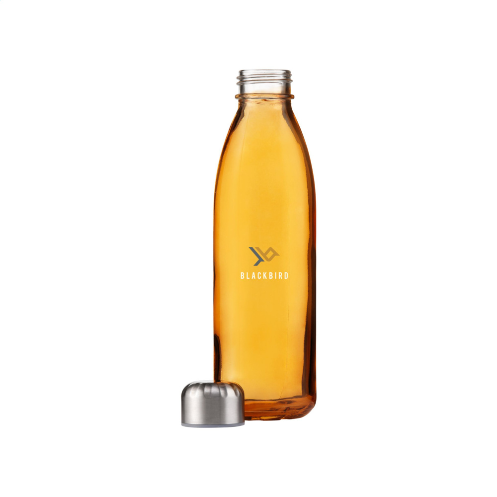 Logo trade promotional gifts picture of: Topflask Glass 650 ml drinking bottle