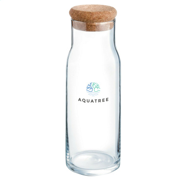 Logo trade advertising products image of: Algarve Carafe 1 L with a cork cap