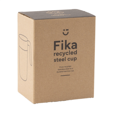 Logo trade promotional giveaways picture of: Fika RCS Recycled Steel Cup 400 ml thermo cup