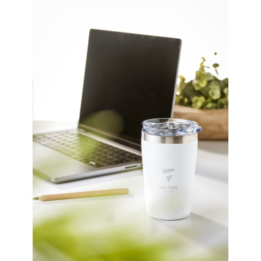 Logo trade promotional items image of: Re-Steel RCS Recycled Coffee Mug 380 ml thermo cup