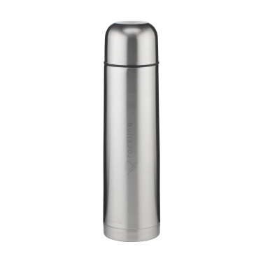Logo trade promotional merchandise photo of: Thermotop Maxi RCS Recycled Steel 1,000 ml thermobottle