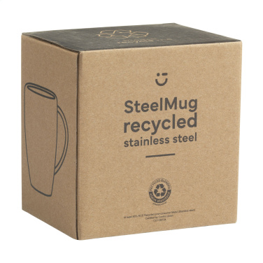 Logo trade corporate gifts image of: SteelMug RCS Recycled Steel 220 ml