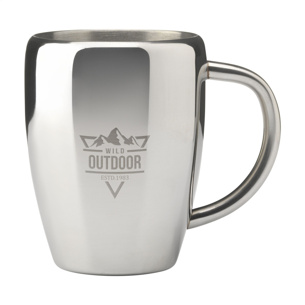Logo trade promotional items picture of: SteelMug RCS Recycled Steel 220 ml