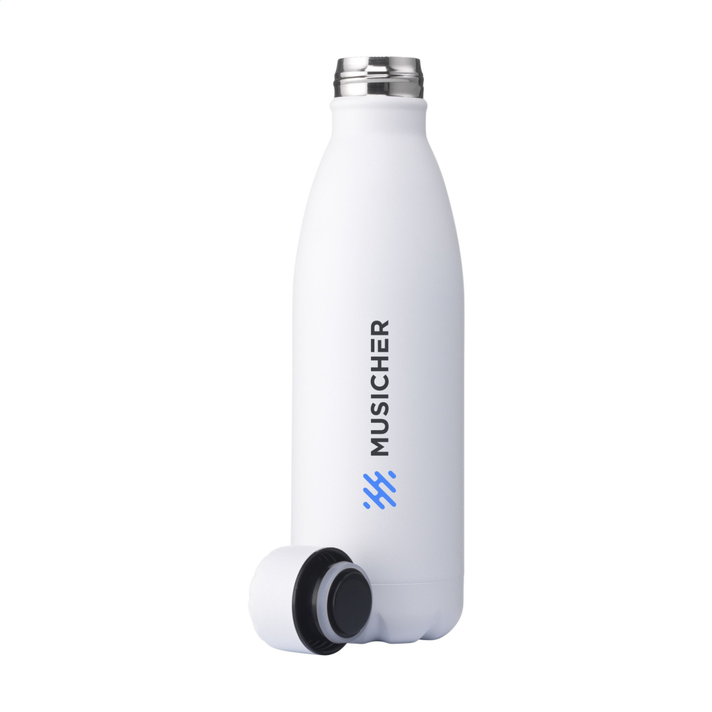 Logo trade promotional products image of: Topflask Premium RCS Recycled Steel drinking bottle