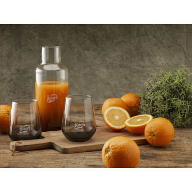 Logo trade promotional product photo of: Smokey Water Glass 450 ml